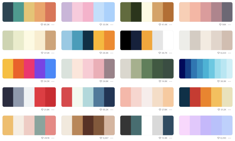 Color Set palette