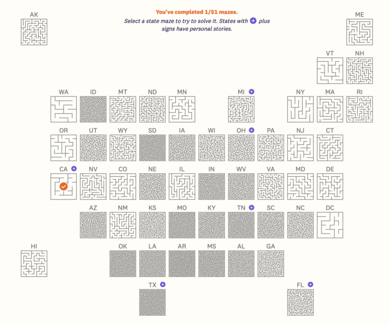 Maze Visualization Best Data Visualization Projects of 2024 – FlowingData