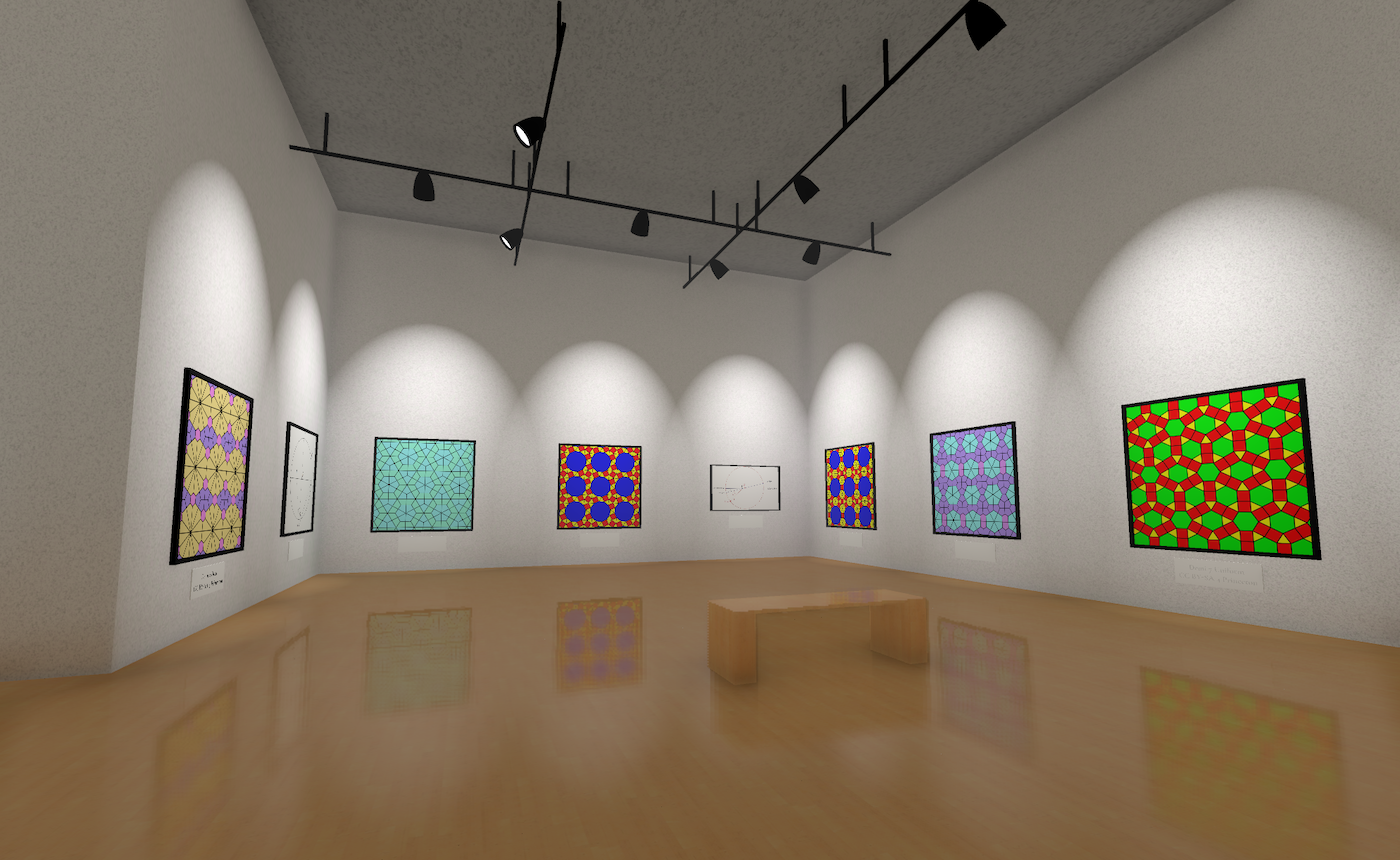 Wikipedia as a walkable, virtual museum
