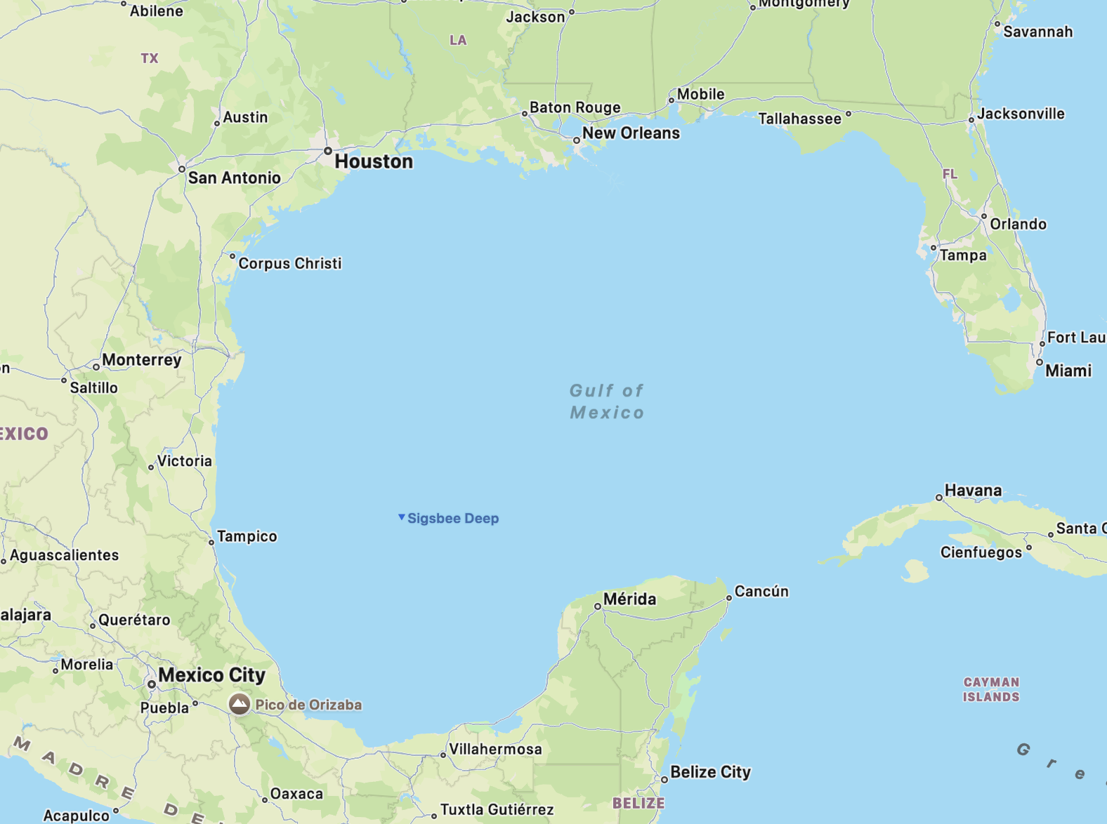 Gulf Of Mexico Changes To Gulf Of America FlowingData Gulf Of Mexico Apple Maps