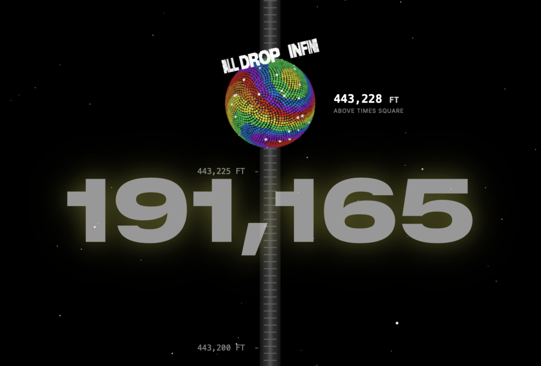 Infinite New Year’s ball drop – FlowingData