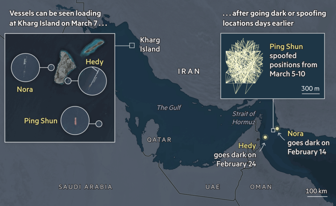 Shadow Fleet Routes Shadow fleet transporting oil – FlowingData