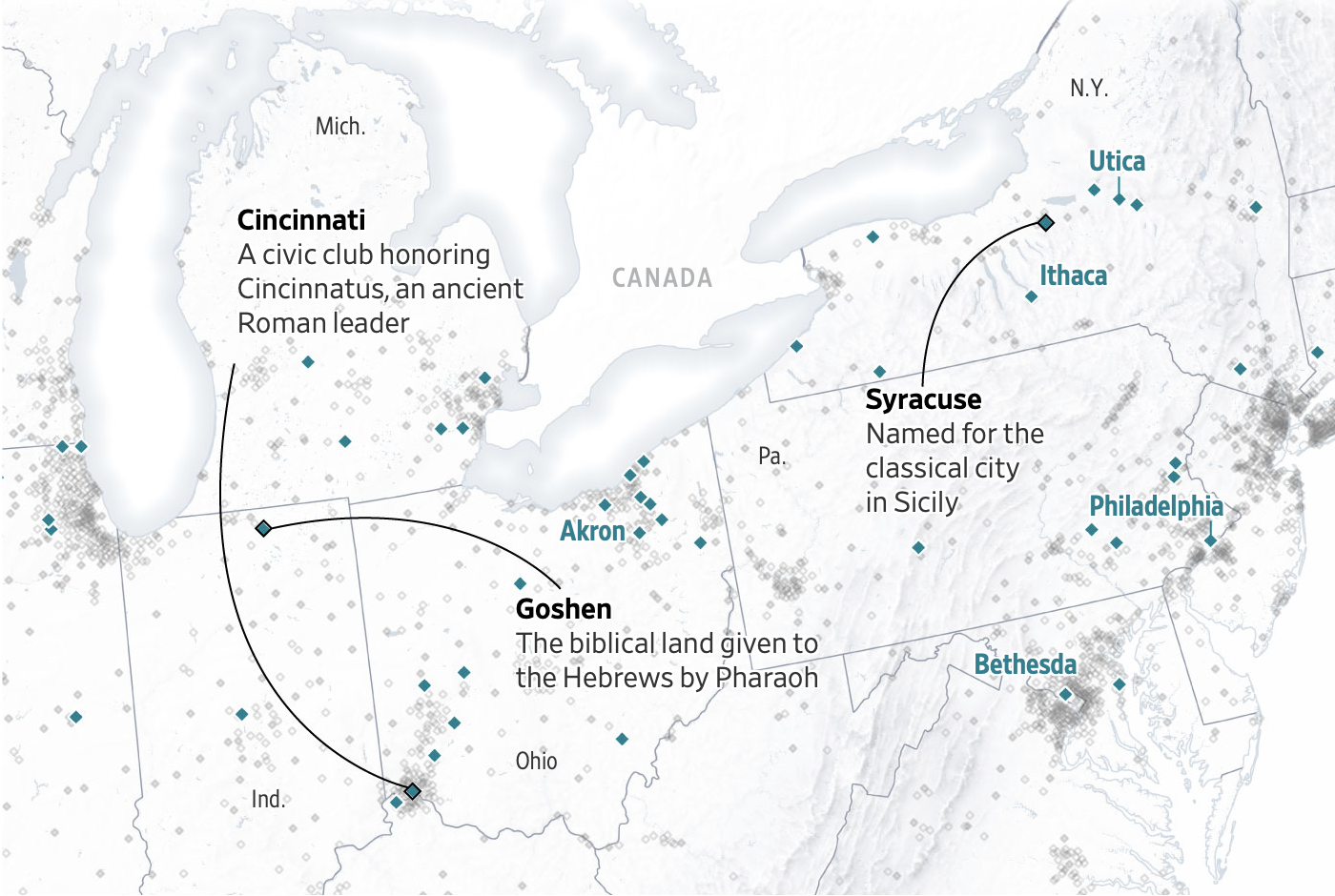 Origins of American city names